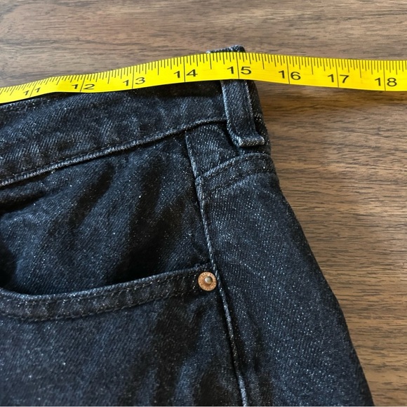 Urban Outfitters BDG Black Cotton Cropped Taper 29 - Picture 7 of 10